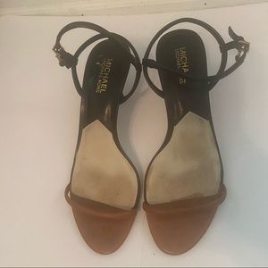 Michael Kors Kitten Heel Strappy Sandal Size 9.5